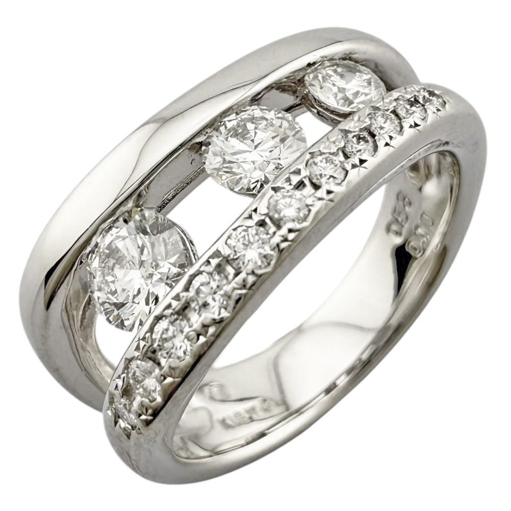 TASAKI タサキ リング 指輪 11号 18金 K18ホワイトゴールド