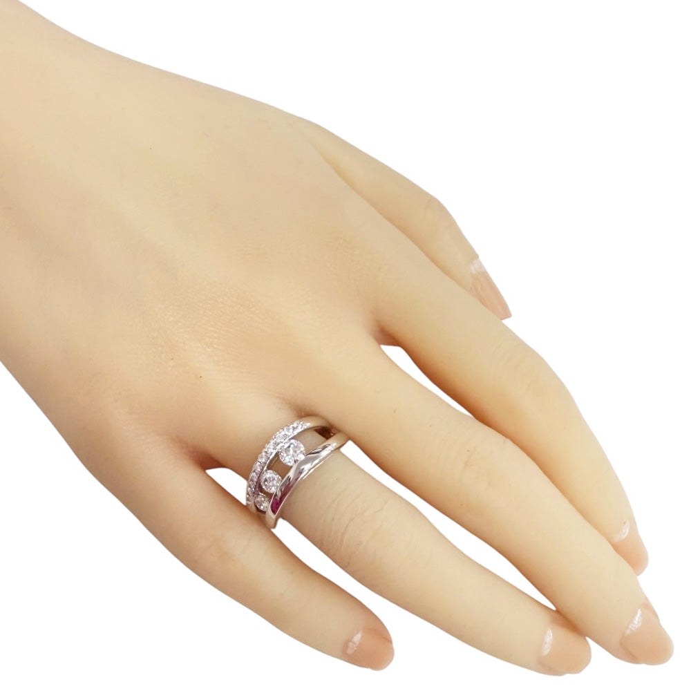 TASAKI タサキ リング 指輪 11号 18金 K18ホワイトゴールド