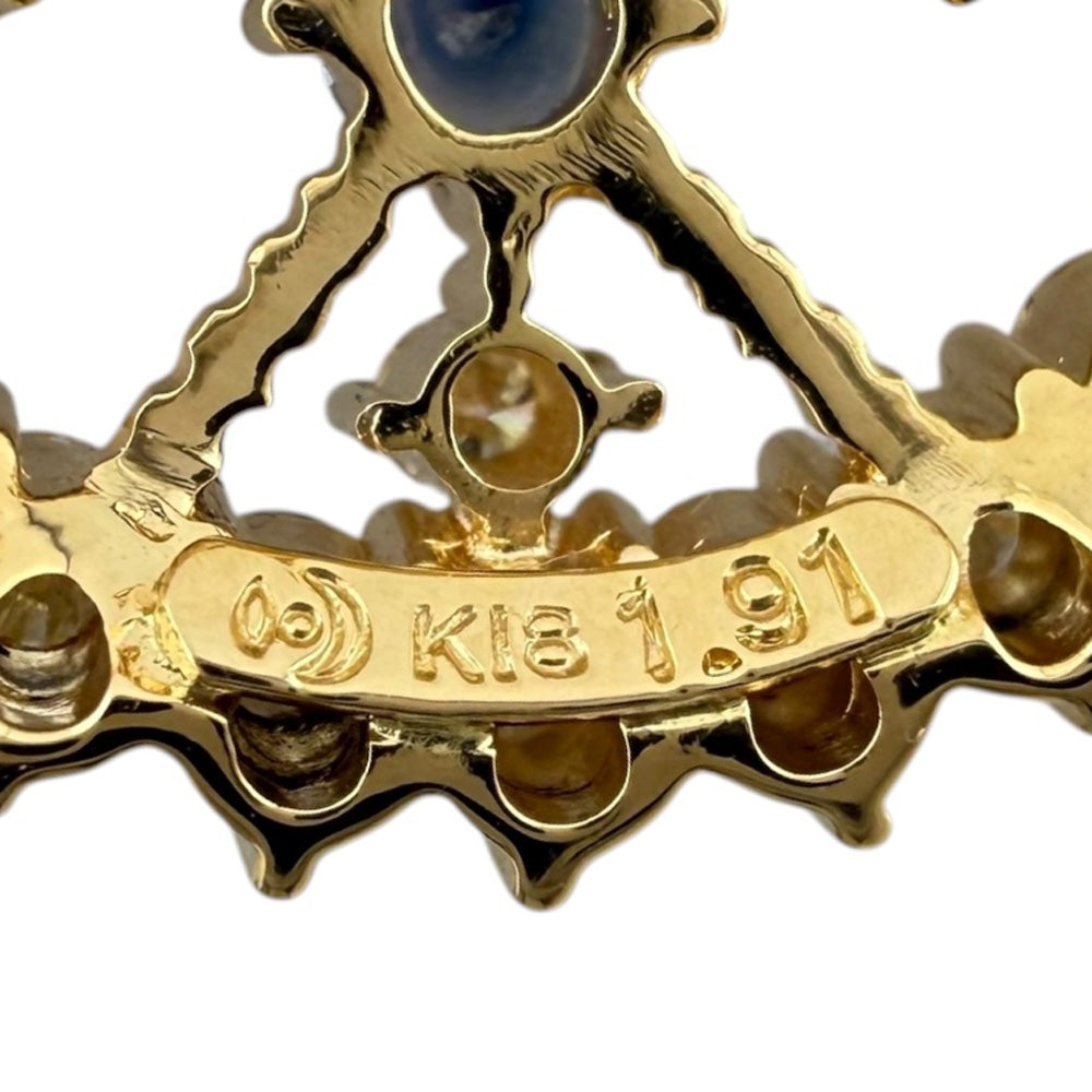 TASAKI タサキ ペンダントトップ 18金 K18イエローゴールド サファイア