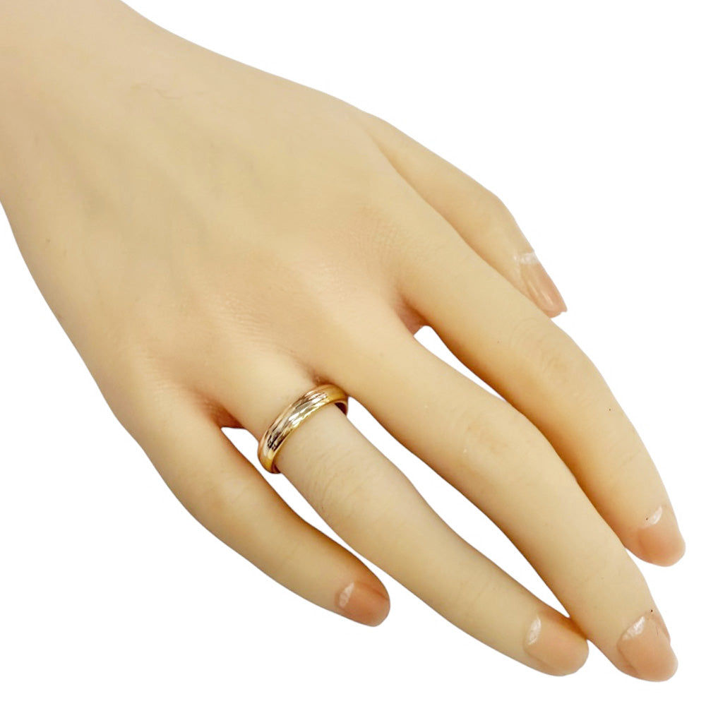 【新品仕上げ】カルティエ　ヴァンドーム　スリー ゴールド　リング　10号 新品仕上げ】カルティエ ヴァンドーム スリー ゴールド リング 10号