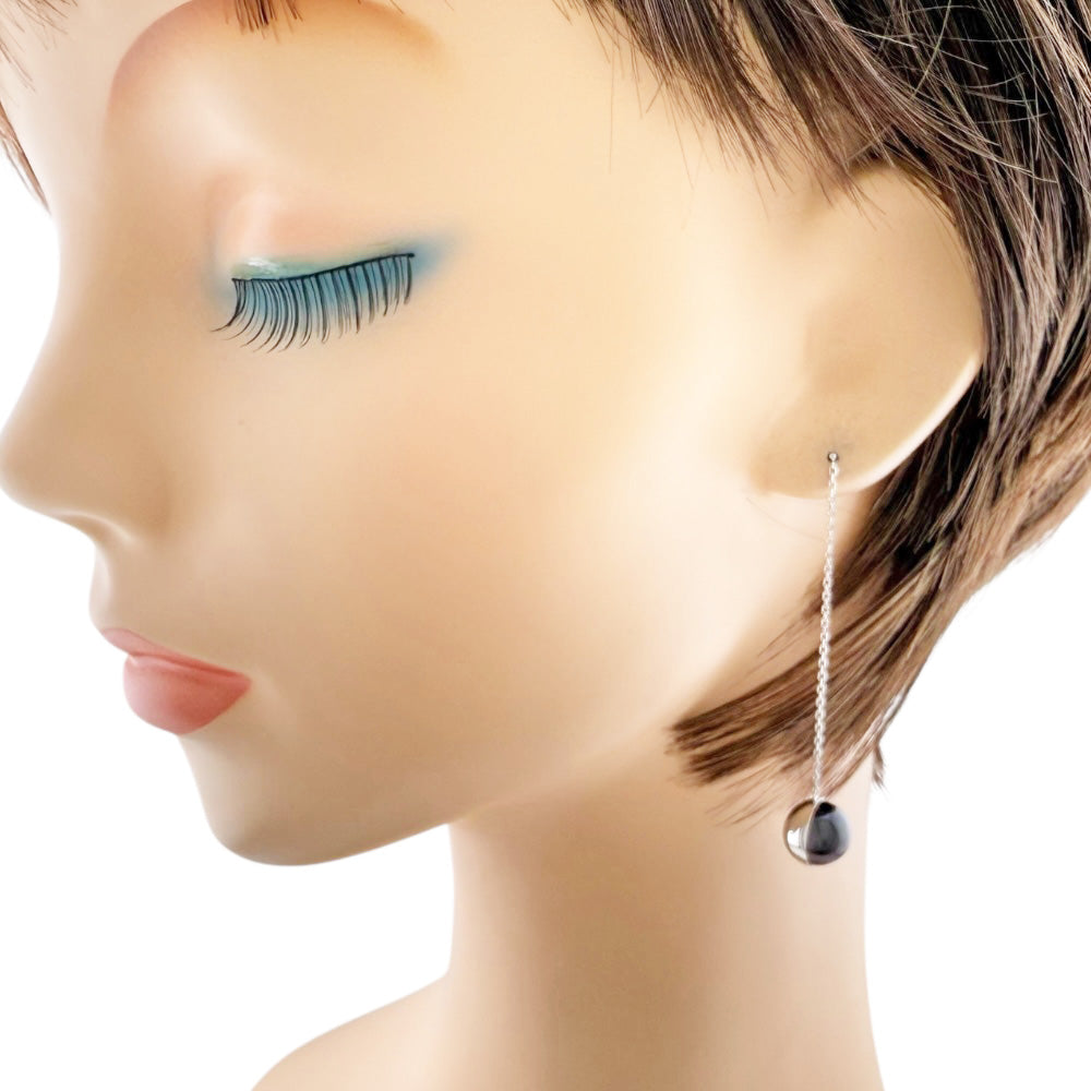 TASAKI タサキ アルルカン ピアス 18金 K18ホワイトゴールド ブラック