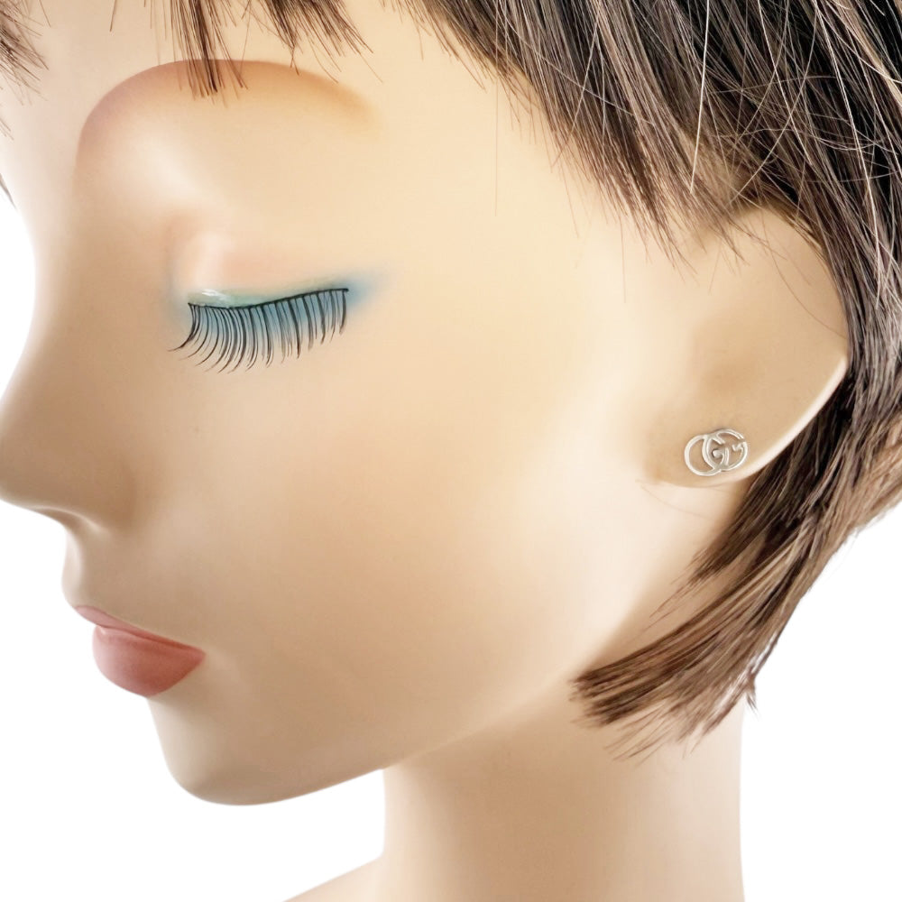 ☆美品☆ GUCCI グッチ 18k ホワイトゴールド GG ピアス GUCCI グッチ GG ピアス 18金 K18ホワイトゴールド レディース