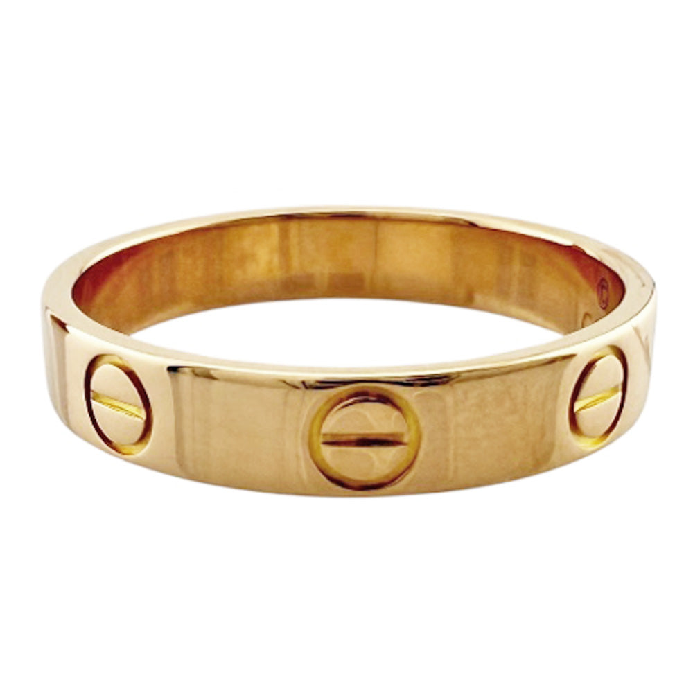 CARTIER カルティエ ミニラブ リング 指輪 12号 18金 K18ピンク