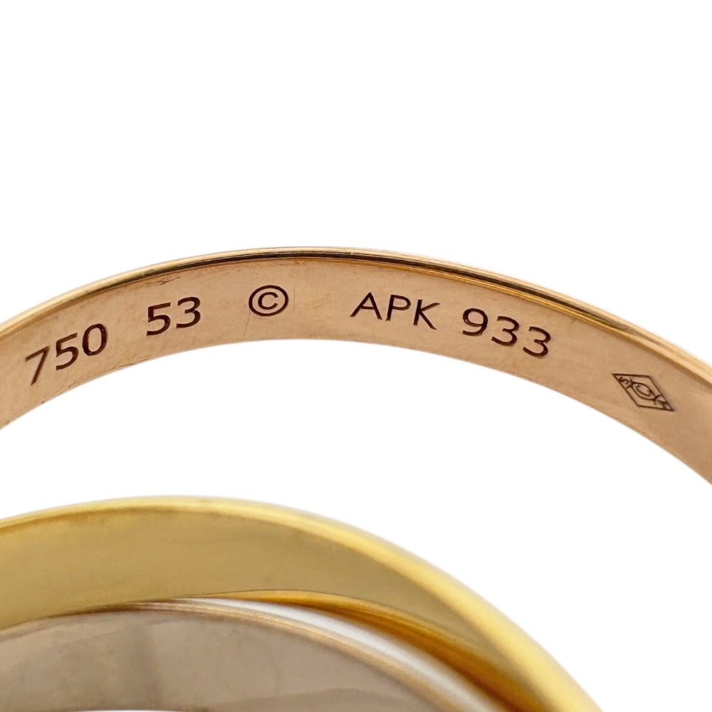 CARTIER カルティエ トリニティ リング 指輪 13.5号 18金 K18イエロー 
