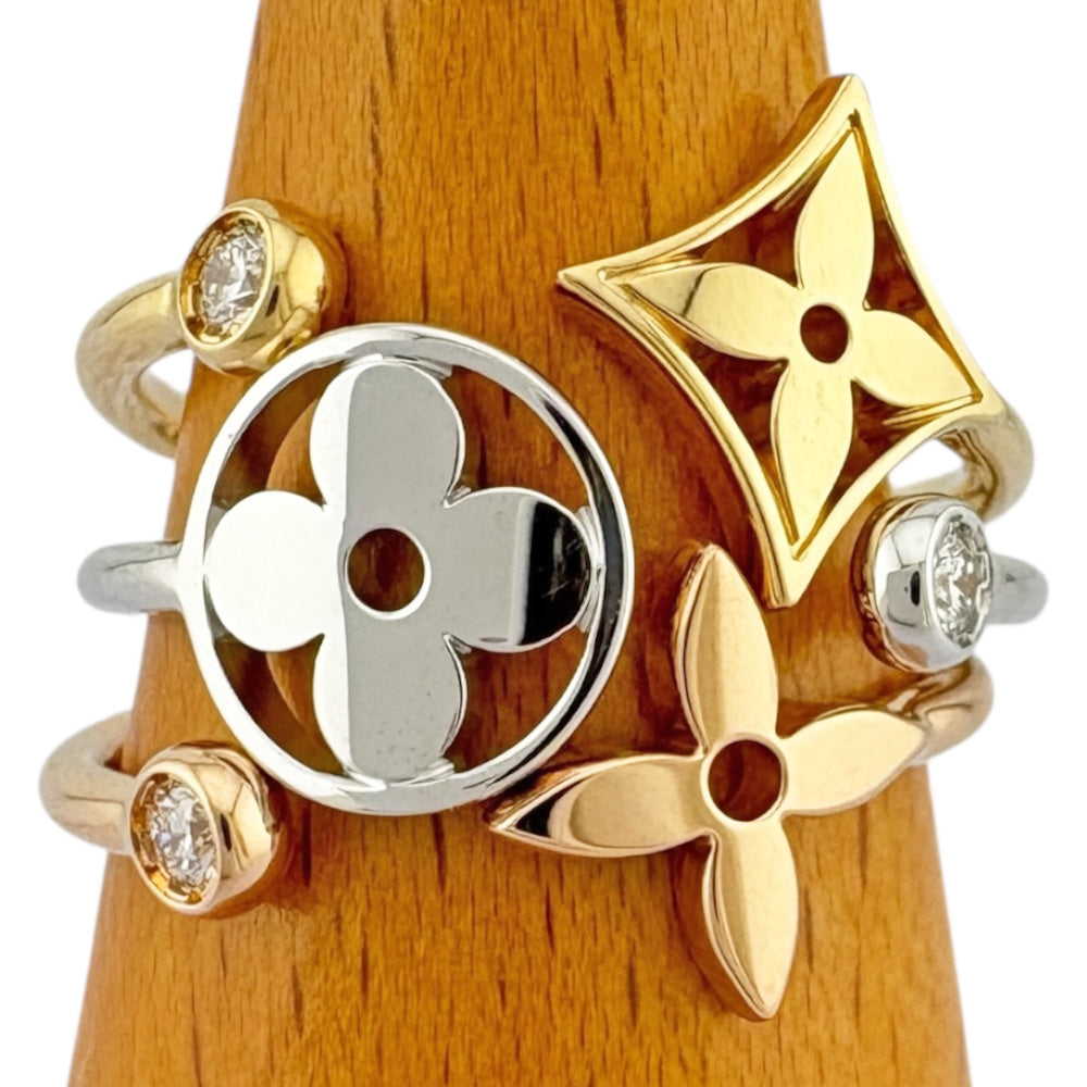 LOUIS VUITTON ルイヴィトン バーグ モノグラム イディール リング