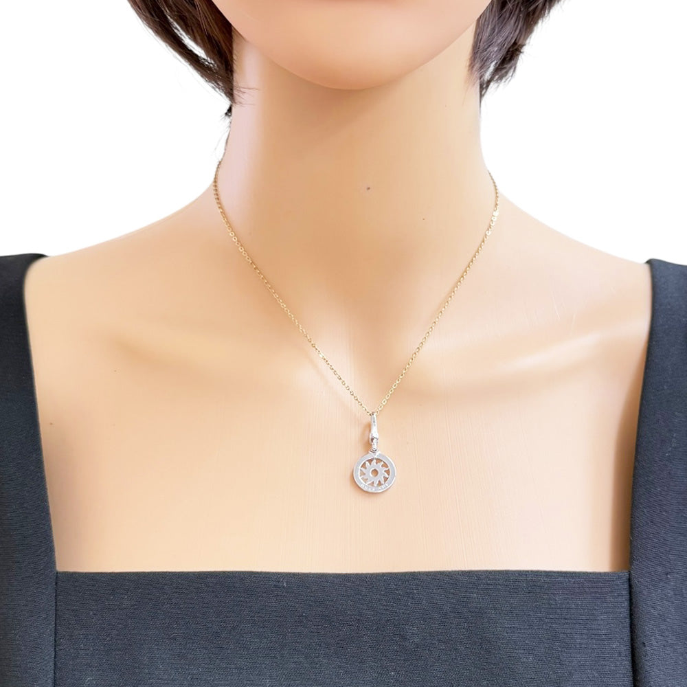 BVLGARI ブルガリ トンドサン ペンダントトップ 18金 K18ホワイト