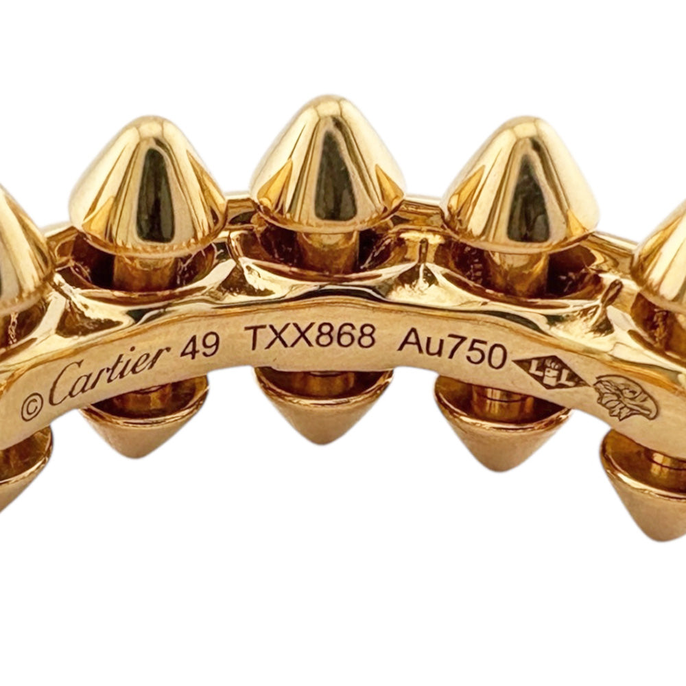 Cartinr カルティエ　リング　指輪 CARTIER カルティエ クラッシュ ドゥ カルティエ リング 指輪 9号 18金