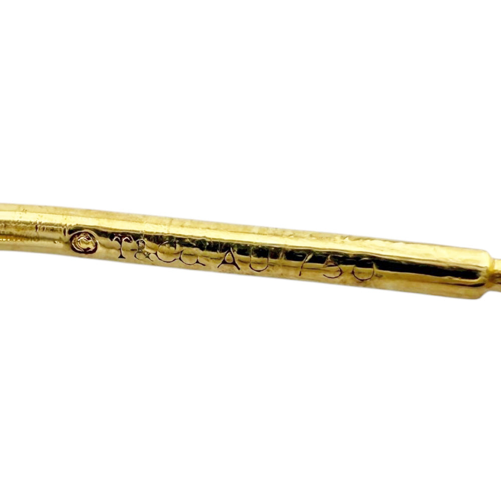 TIFFANY&Co. ティファニー インフィニティ ピアス 18金 K18イエロー