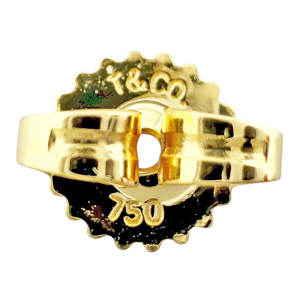 TIFFANY&Co. ティファニー クロスステッチ ピアス 18金 K18イエロー