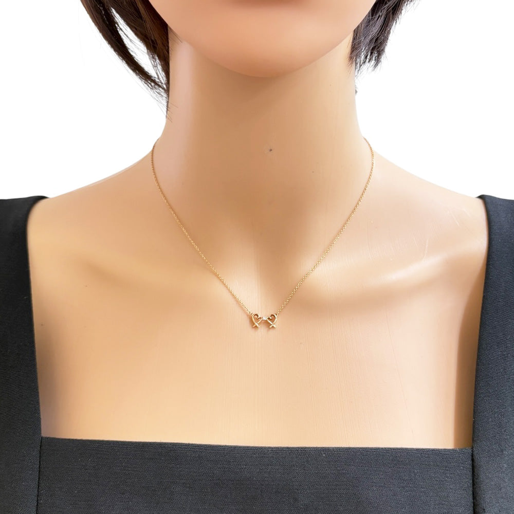 Tiffany & Co. ダブルラビングハート ネックレス ティファニー TIFFANY＆CO ダブル ラビング ハートネックレス シルバー