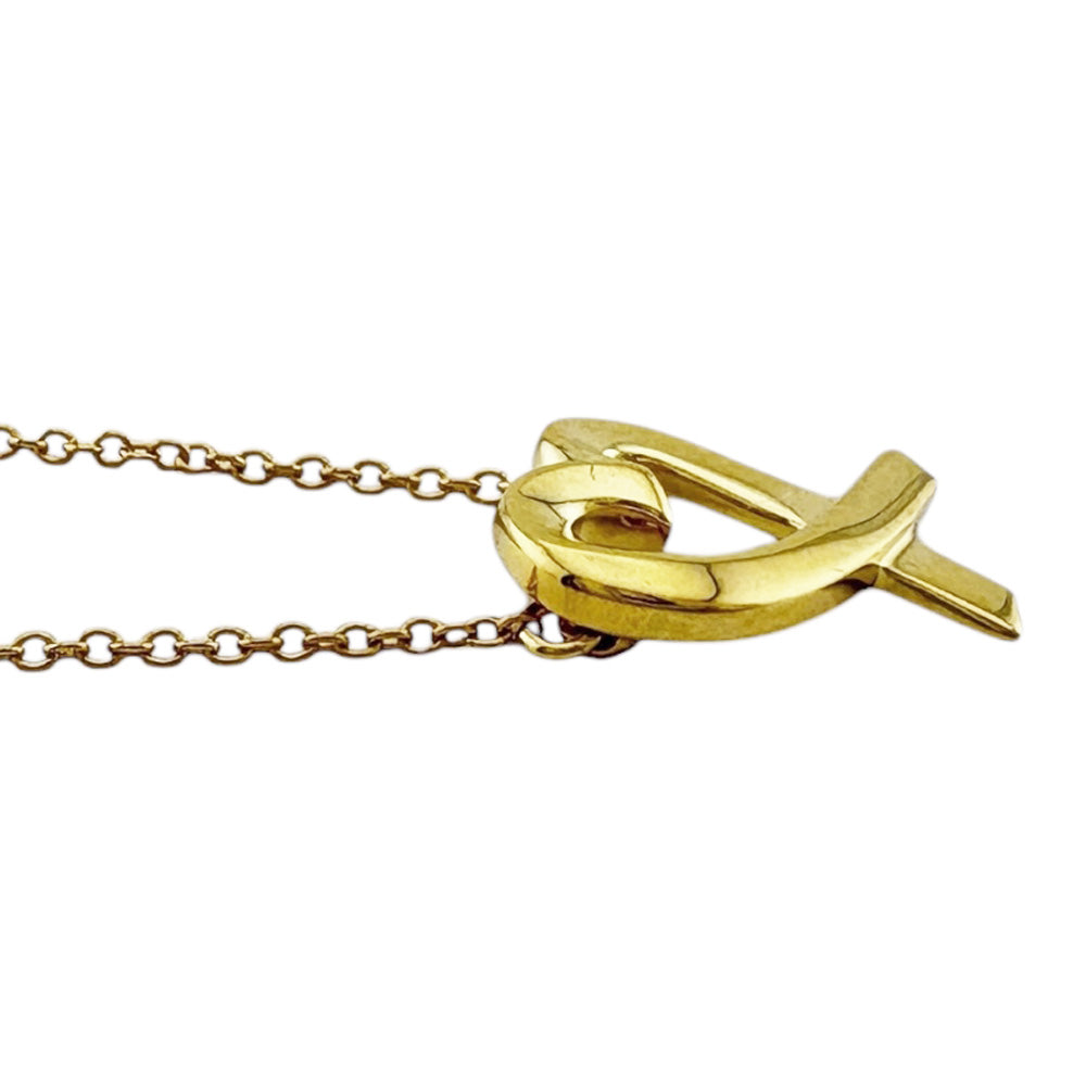 TIFFANY&Co. ティファニー ラビングハート ネックレス 18金 K18