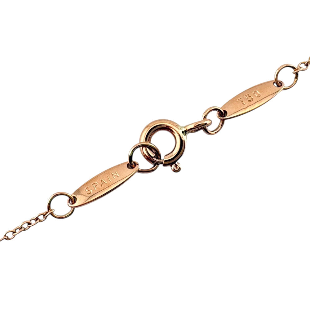 TIFFANY&Co. ティファニー オープンハート ネックレス 18金 K18ピンク
