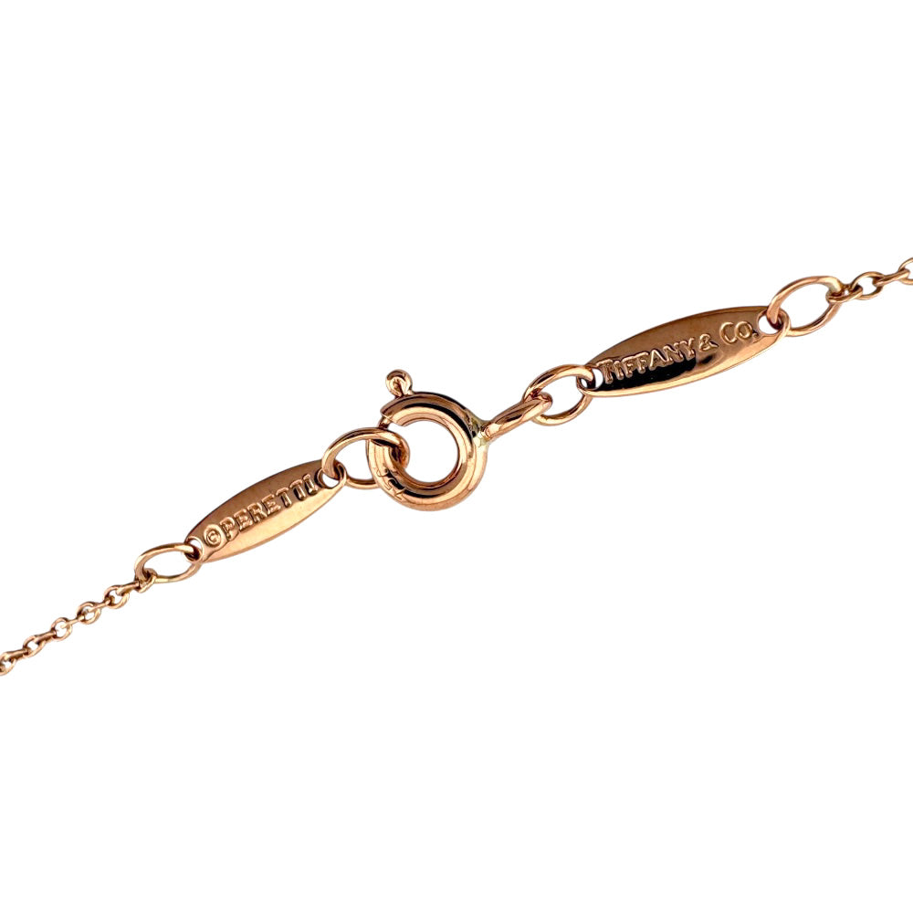 TIFFANY&Co. ティファニー オープンハート ネックレス 18金 K18ピンク