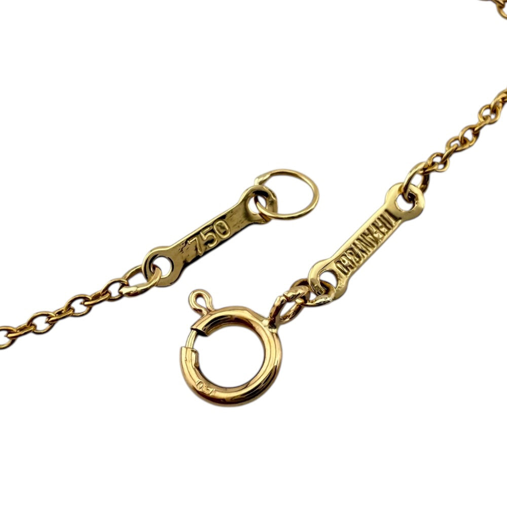 TIFFANY&Co. ティファニー オープンハート ネックレス 18金 K18