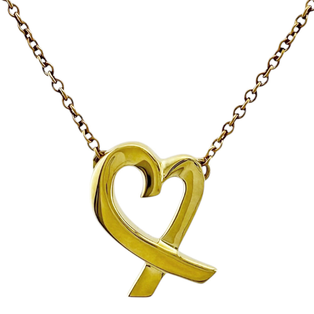Tiffany & Co. ラビングハート ゴールド ネックレス TIFFANY&Co. ティファニー ラビングハート ネックレス 18金 K18
