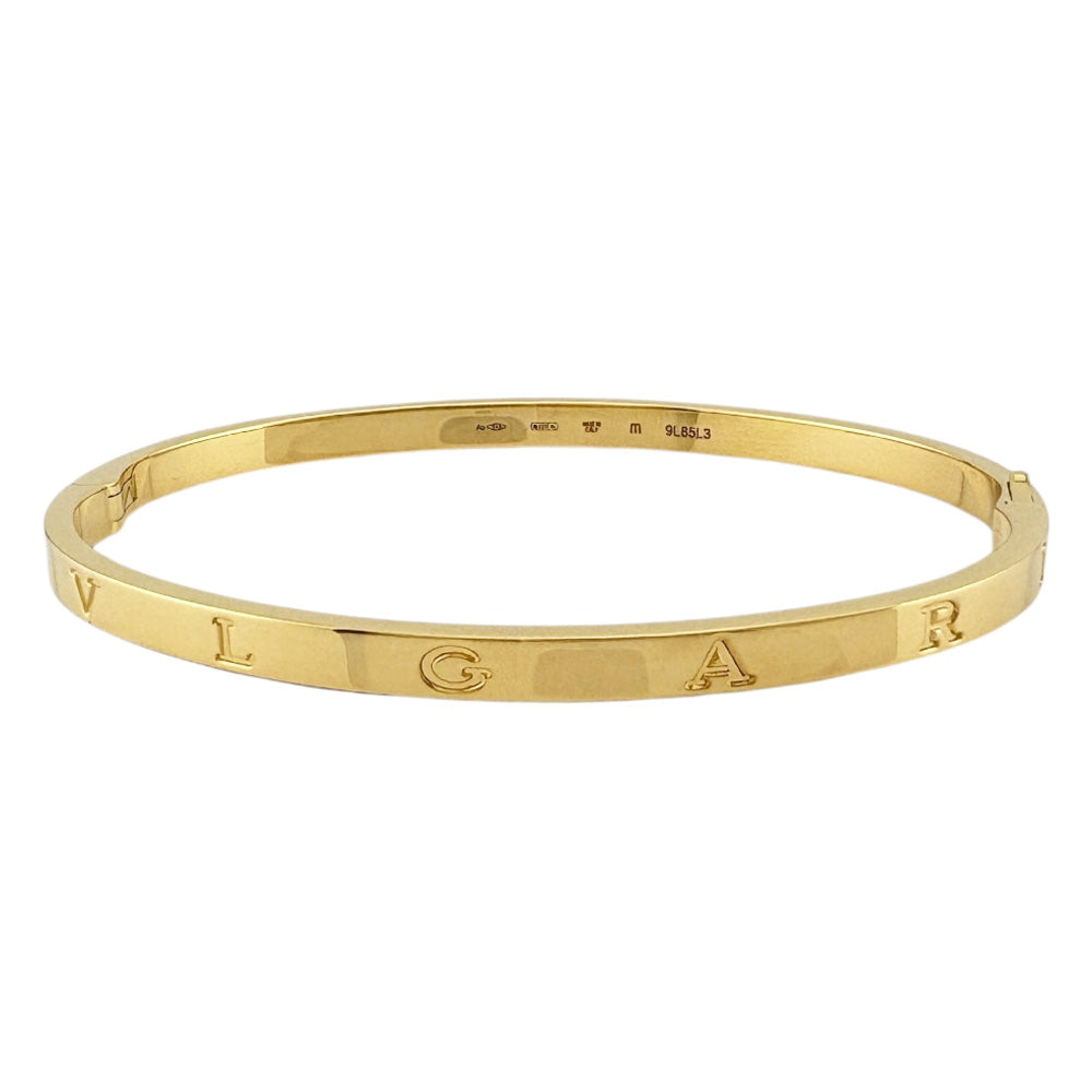 BVLGARI ブルガリ B-zero1 エッセンシャル バングル 18金 K18イエロー 