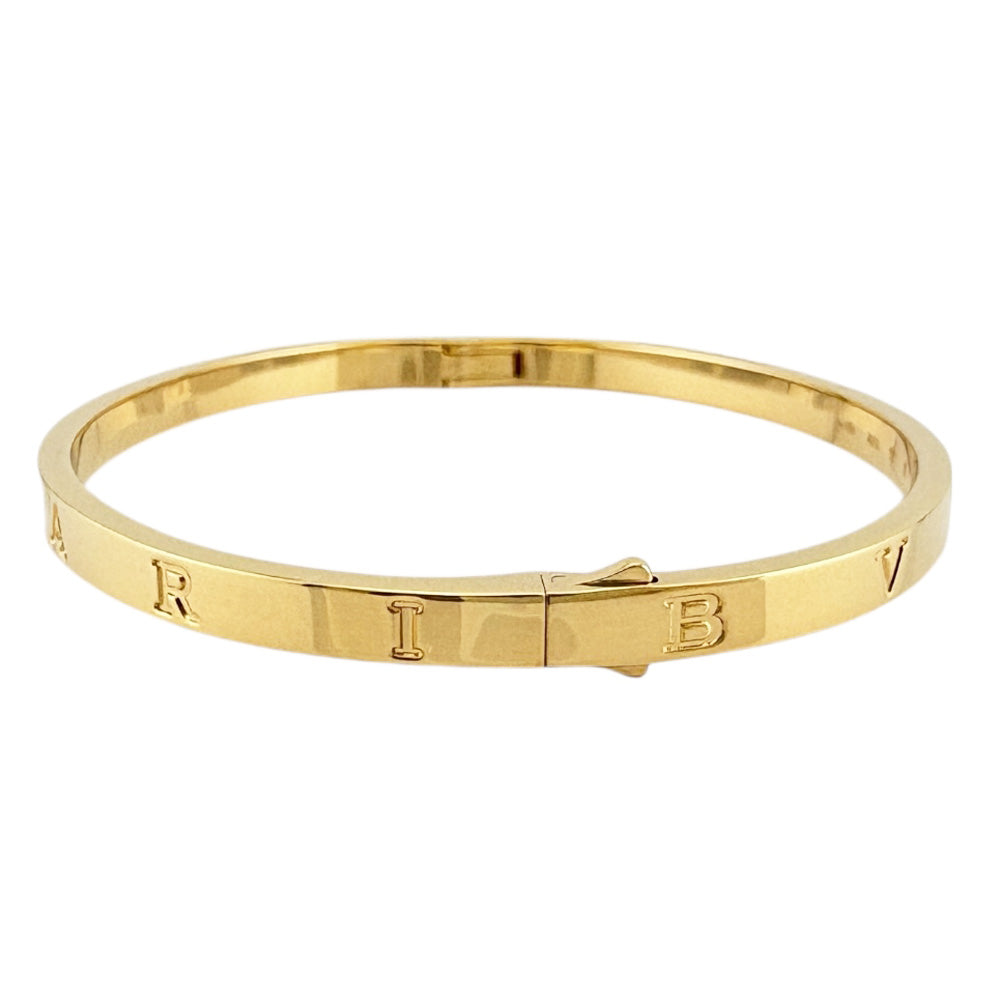 BVLGARI ブルガリ B-zero1 エッセンシャル バングル 18金 K18イエロー