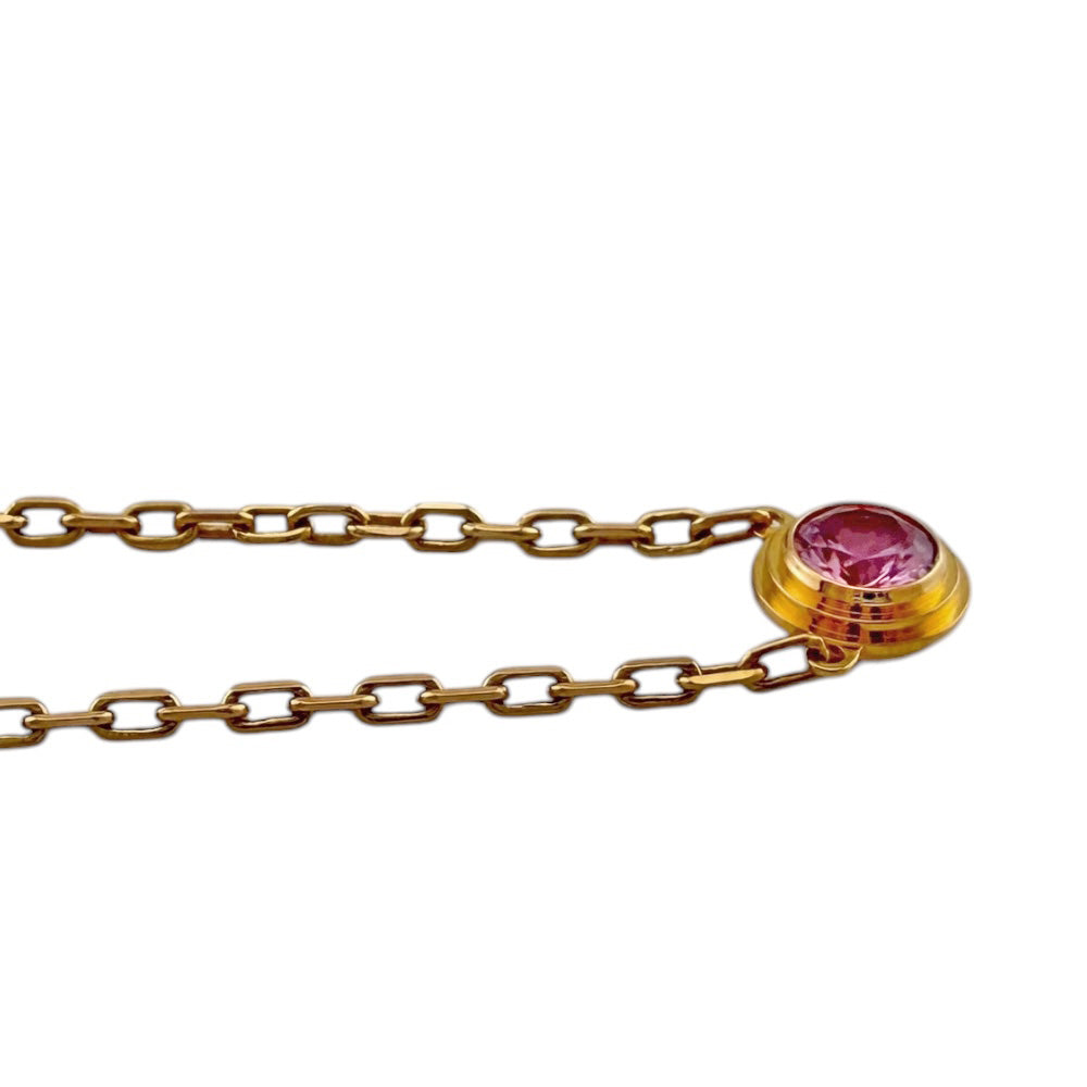 CARTIER カルティエ サフィールレジェ ネックレス 18金 K18ピンク