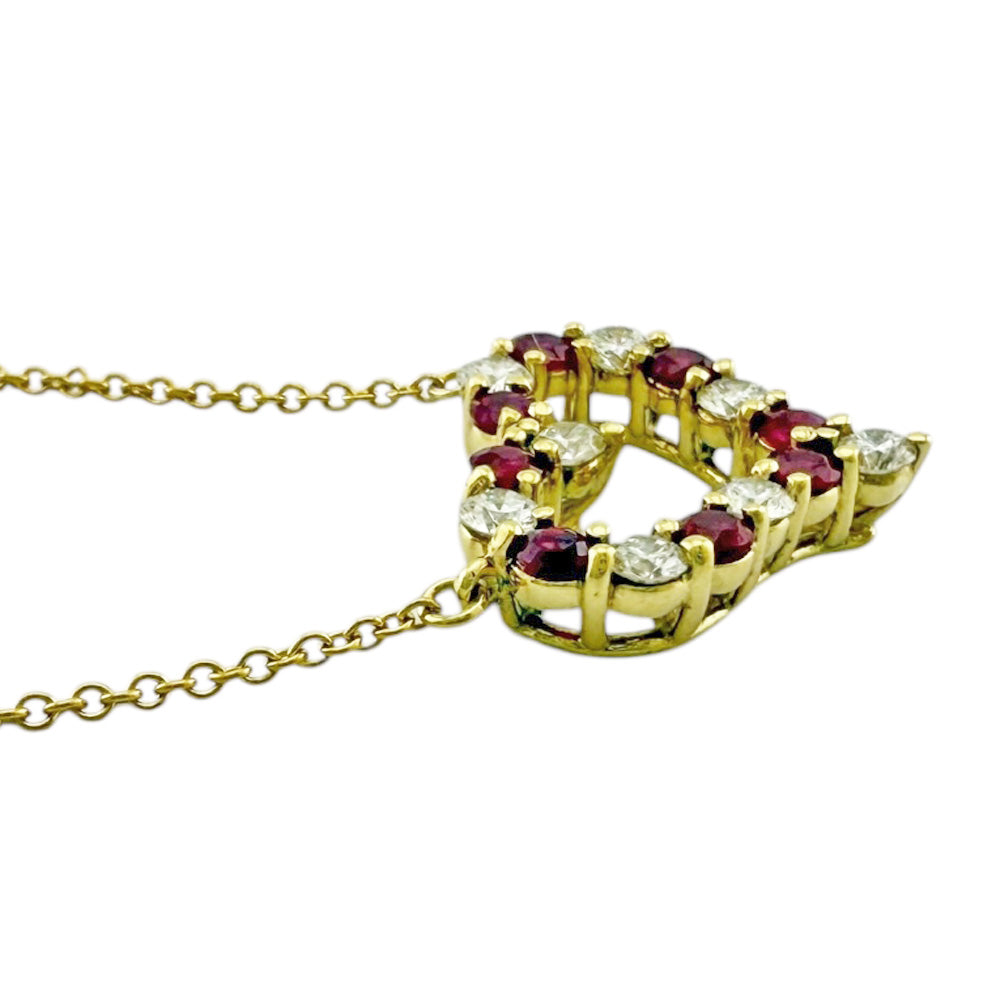 TIFFANY&Co. ティファニー センチメンタルハート ネックレス 18金 K18 TIFFANY&Co. ティファニー センチメンタルハート ネックレス 18金 K18