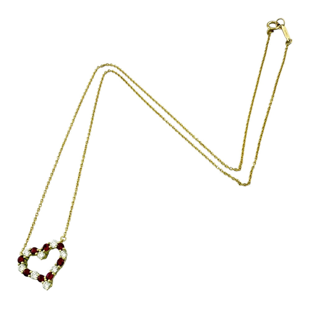 TIFFANY&Co. ティファニー センチメンタルハート ネックレス 18金 K18 TIFFANY&Co. ティファニー センチメンタルハート ネックレス 18金 K18