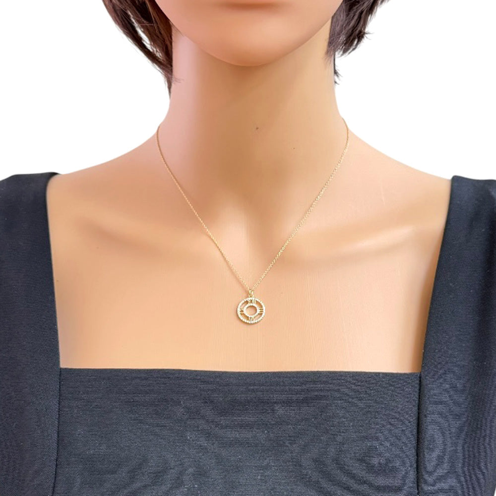 Tiffany & Co.　ネックレス TIFFANY&Co. ティファニー アトラスオープンメダリオン ダイヤモンド