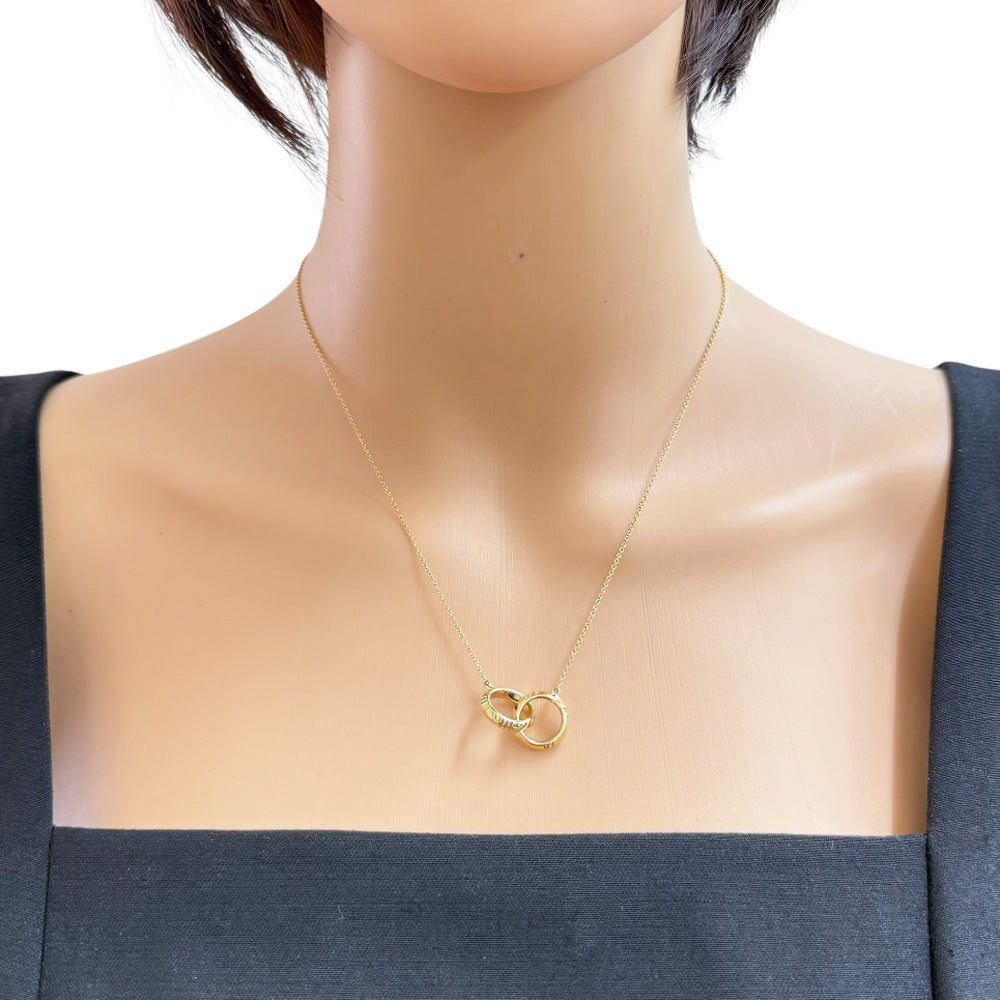 ティファニー TIFFANY&Co. ネックレス アトラス 18k TIFFANY&Co. ティファニー アトラスXクローズド インターロッキング