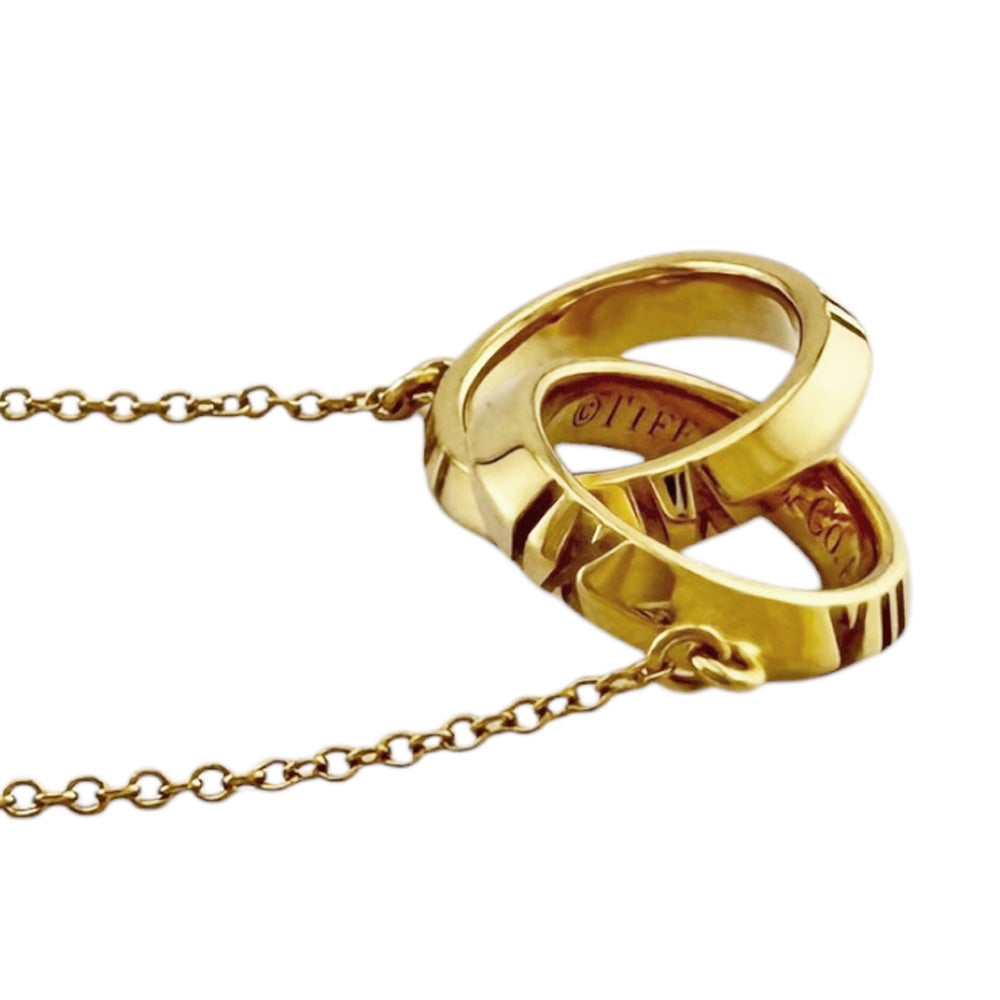 Tiffany & Co. アトラス　ゴールド　ネックレス TIFFANY&Co. ティファニー アトラスXクローズド インターロッキング