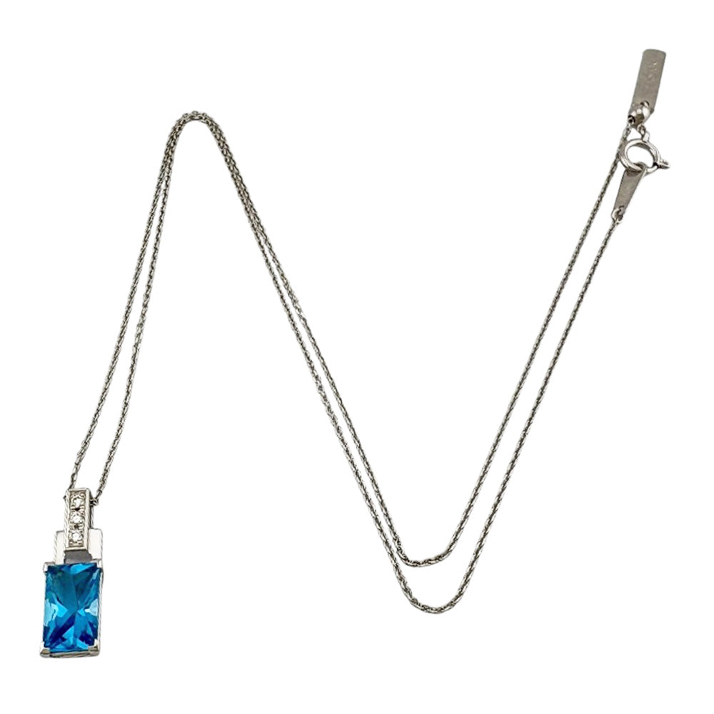 TASAKI タサキ ネックレス 18金 K18ホワイトゴールド ダイヤモンド