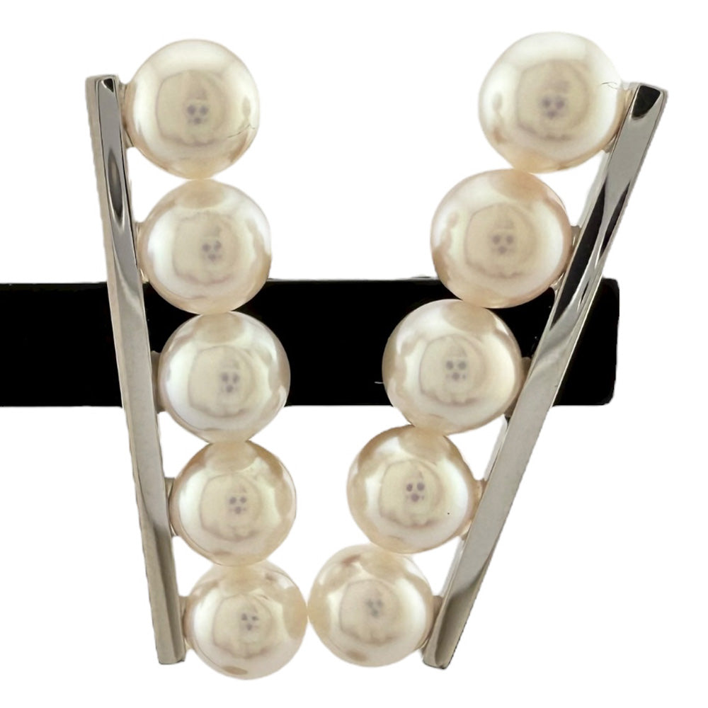 TASAKI タサキ ピアス 18金 K18ホワイトゴールド パール レディース