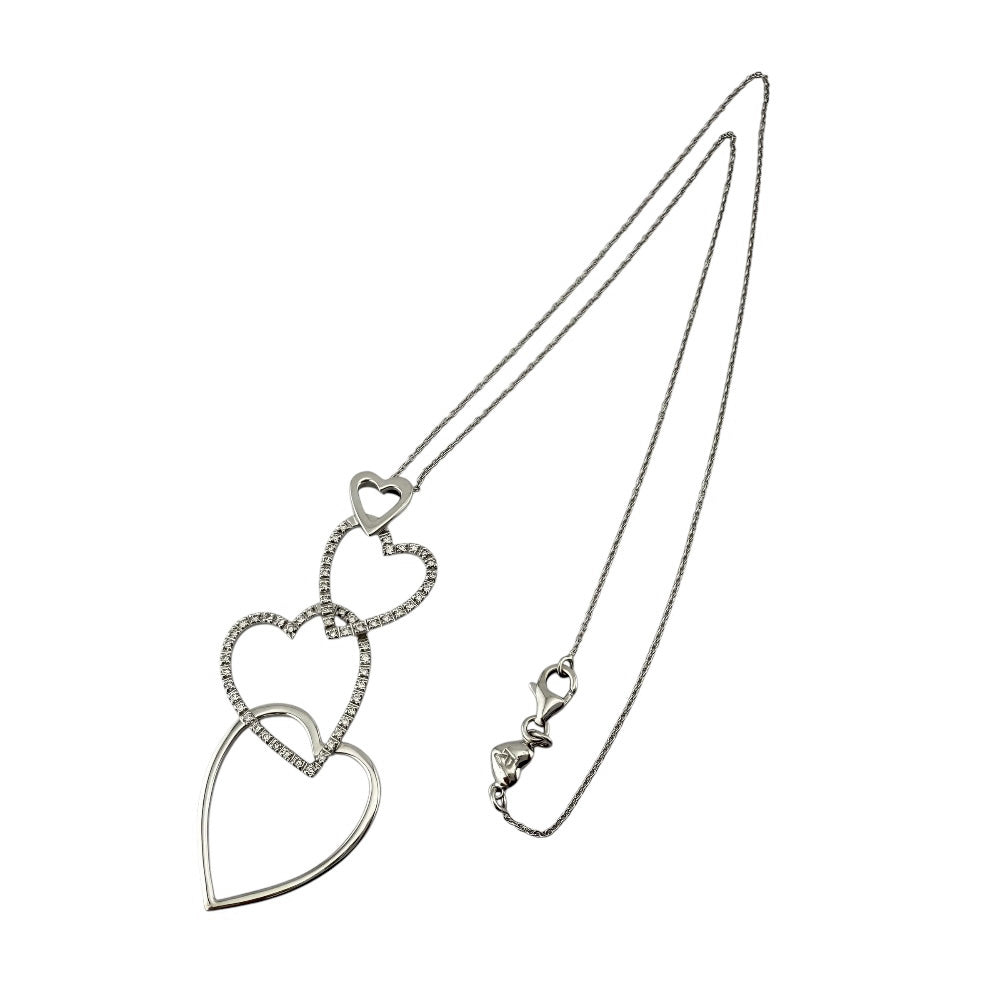 Ponte Vecchio ポンテヴェキオ ネックレス 18金 K18ホワイトゴールド