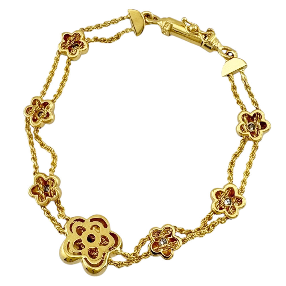 ポンテヴェキオ　センプレSEMPREチェーンブレスレット　K18ゴールド　現行品 ポンテヴェキオ センプレSEMPREチェーンブレスレット K18ゴールド 現行