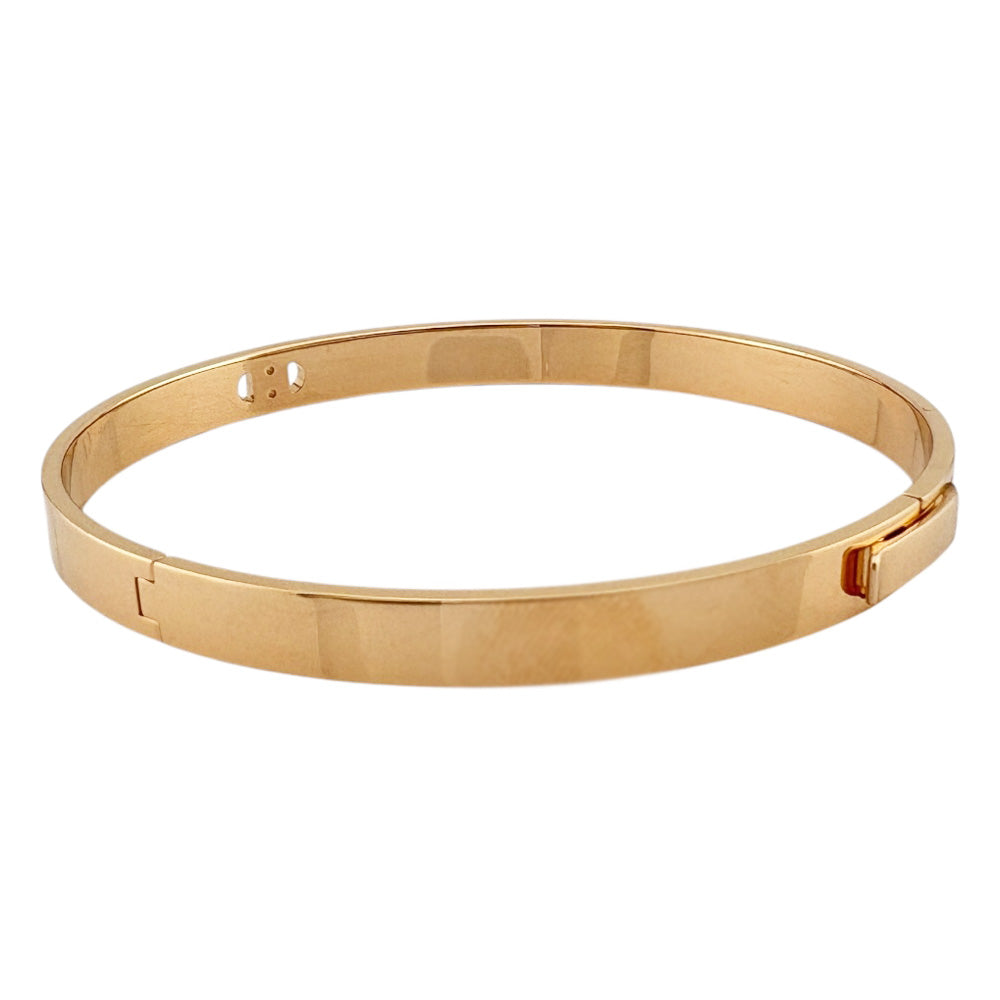 HERMES エルメス H・ダンクル バングル 18金 K18ピンクゴールド