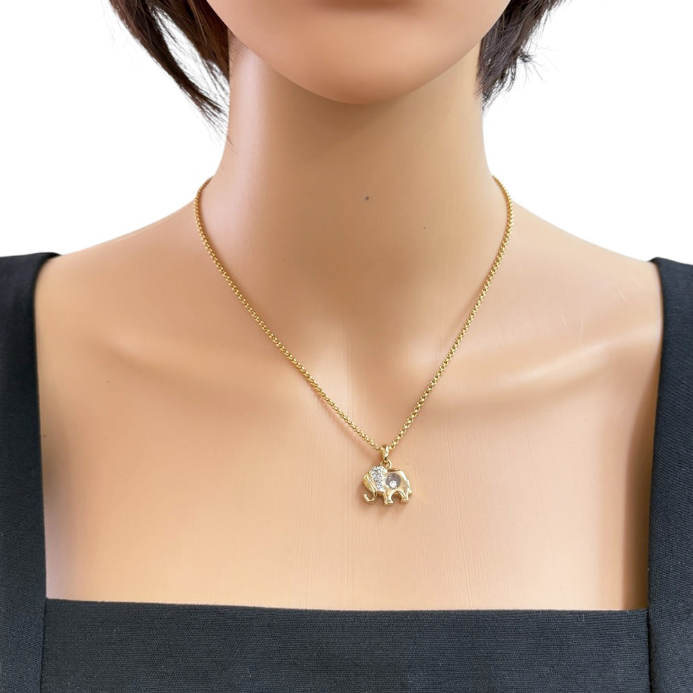 Chopard ショパール ハッピーダイヤモンド エレファント ネックレス 18