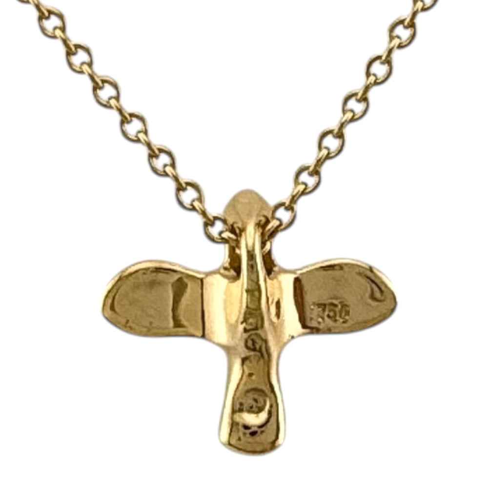 TIFFANY&Co. ティファニー バードクロス ネックレス 18金 K18イエロー