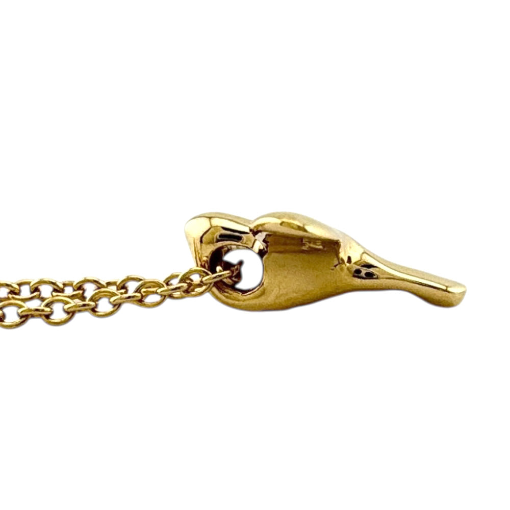 TIFFANY&Co. ティファニー バードクロス ネックレス 18金 K18イエロー
