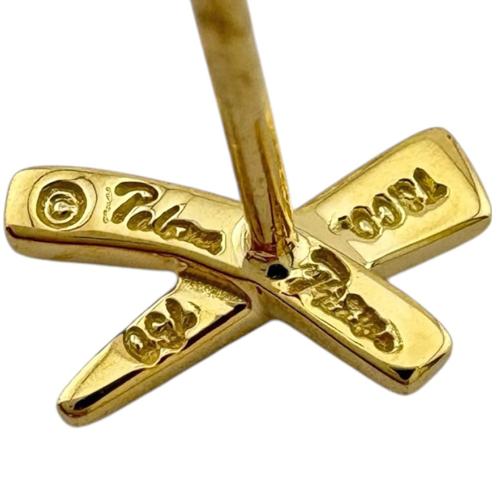 TIFFANY&Co. ティファニー キス ピアス 18金 K18イエローゴールド