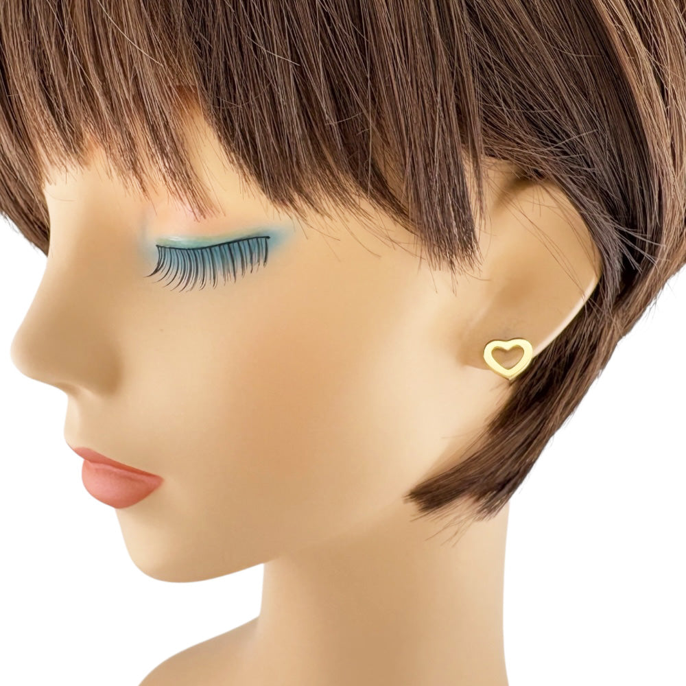 TIFFANY&Co. ティファニー メトロハート ピアス 18金 K18イエロー