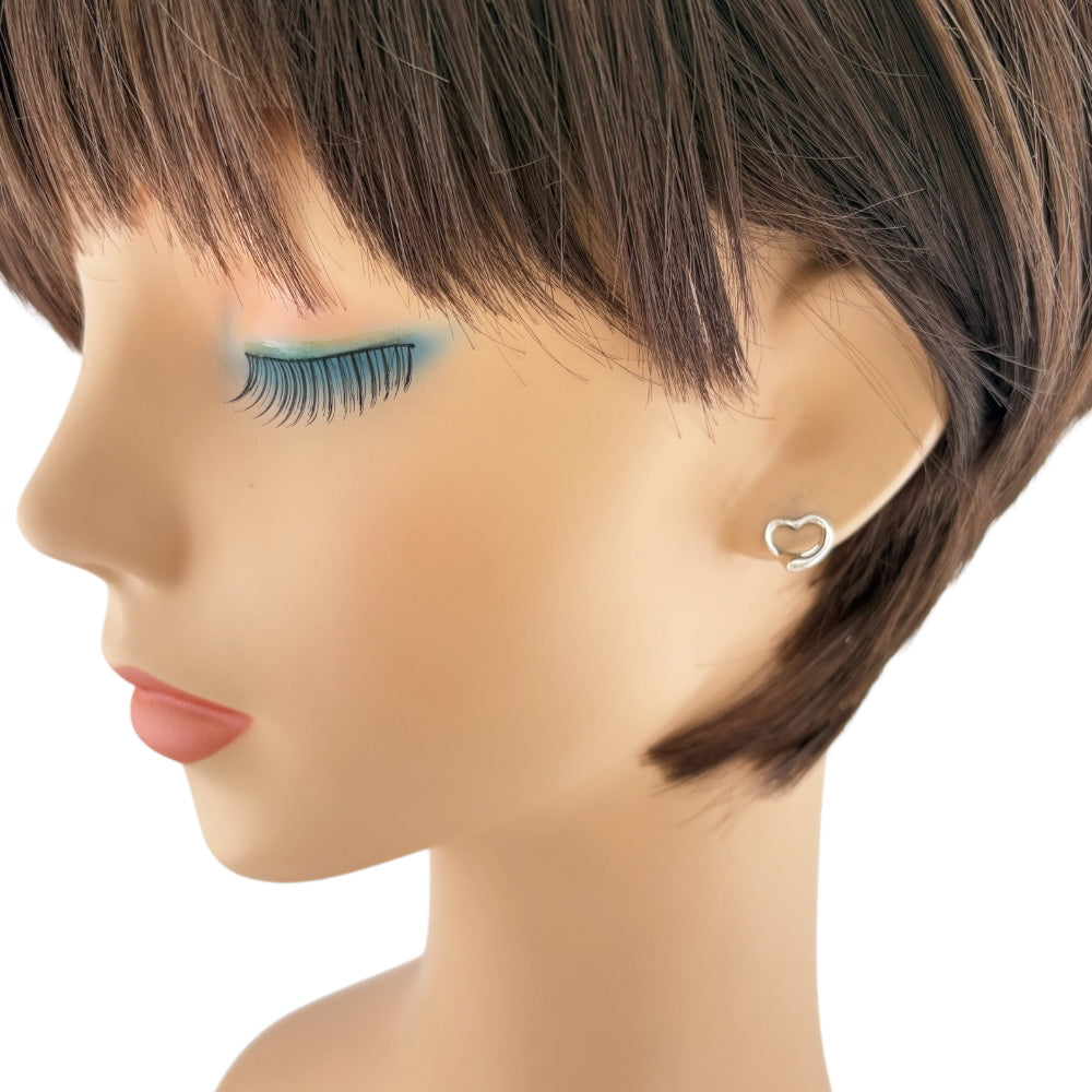 TIFFANY&Co. ティファニー オープンハート ピアス Pt950プラチナ