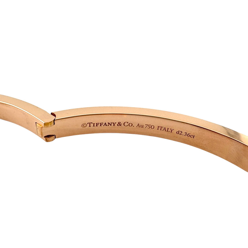 TIFFANY&Co. ティファニー Tワン ワイド ヒンジバングル ダイヤモンド