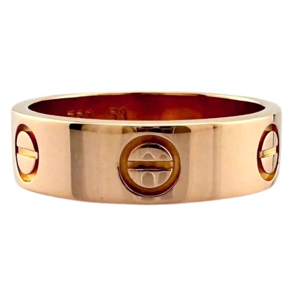 CARTIER カルティエ ラブ リング 指輪 13号 18金 K18ピンクゴールド