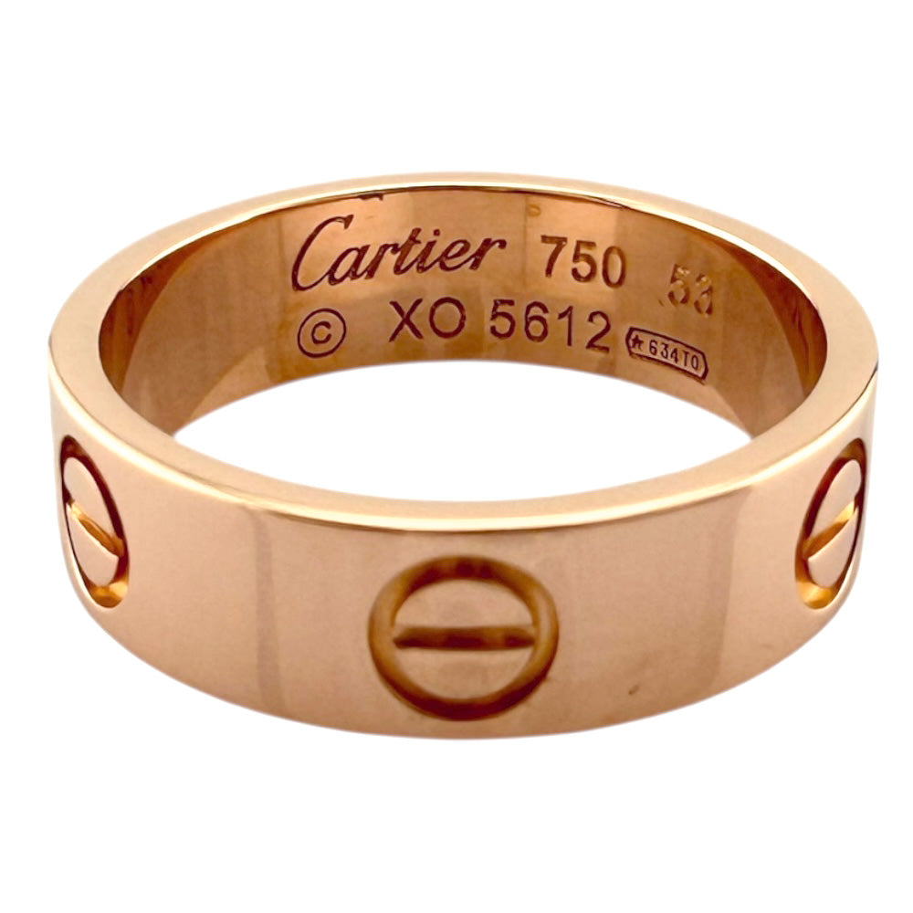 CARTIER カルティエ ラブ リング 指輪 13号 18金 K18ピンクゴールド
