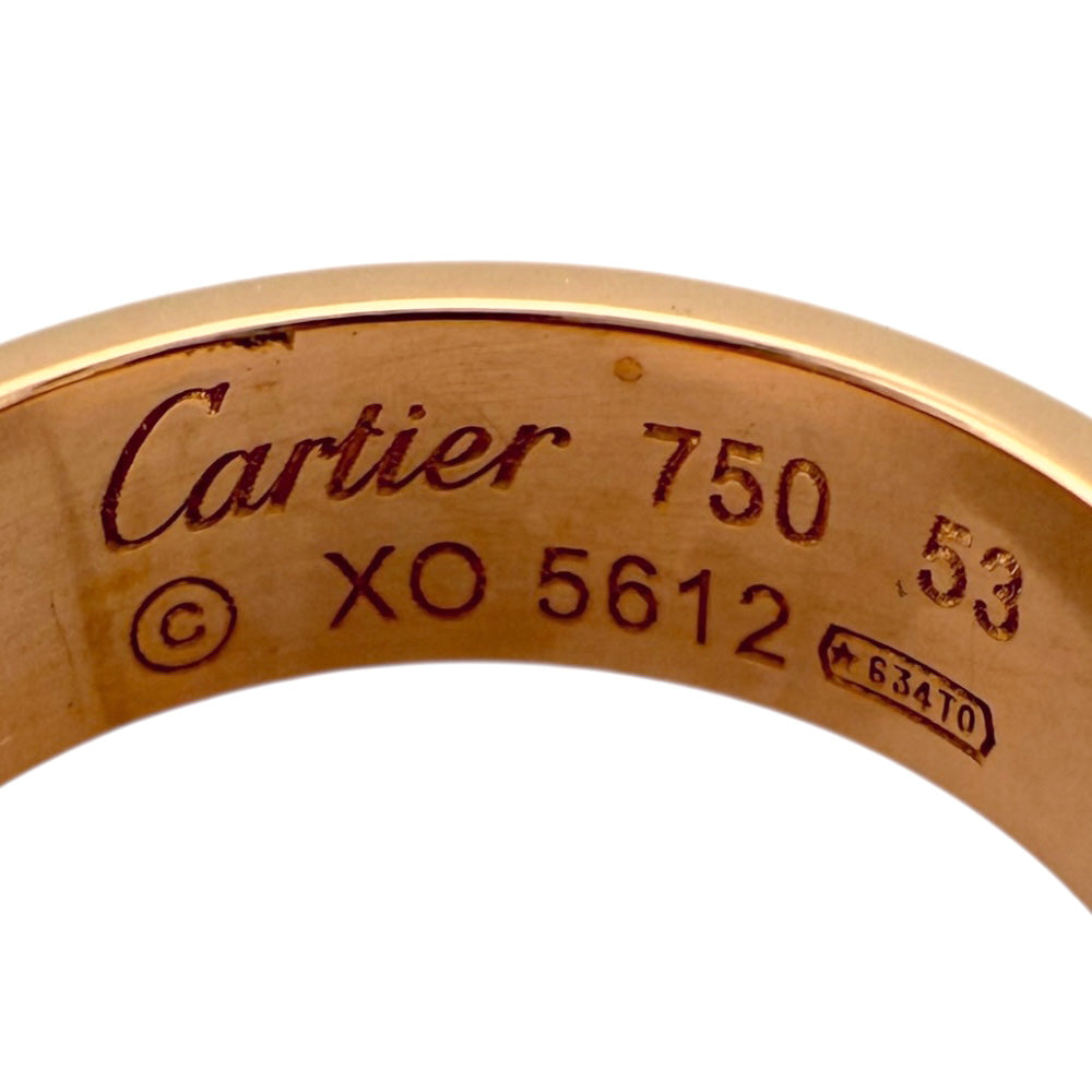 CARTIER カルティエ ラブ リング 指輪 13号 18金 K18ピンクゴールド