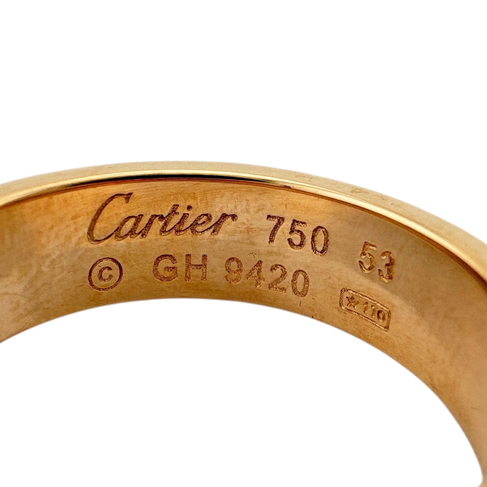 CARTIER カルティエ ラブ リング 指輪 13号 18金 K18ピンクゴールド