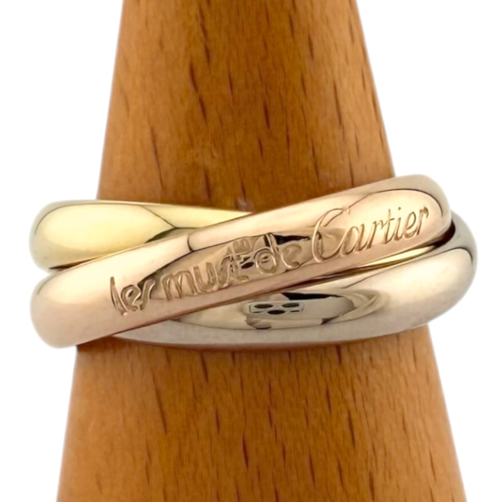 CARTIER カルティエ トリニティ リング 指輪 12号 18金 K18イエロー