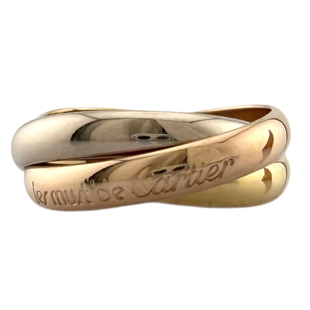 CARTIER カルティエ トリニティ リング 指輪 12号 18金 K18イエロー