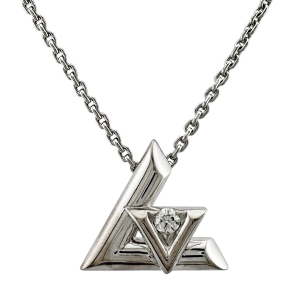 VUITTON ダイヤモンドネックレス ペンダント LV ヴォルトワンPM LOUIS VUITTON ルイヴィトン ペンダント LV ヴォルト ワン PM