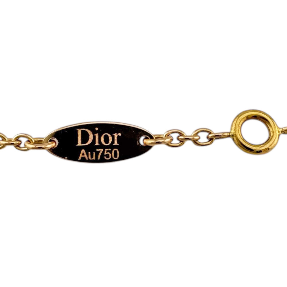 Christian Dior クリスチャンディオール ミミローズ ネックレス 18金