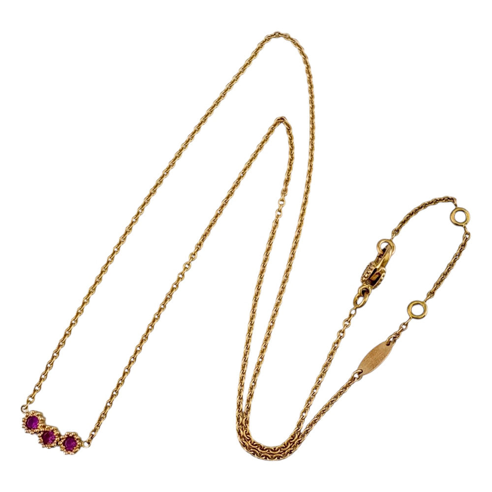 Christian Dior クリスチャンディオール ミミローズ ネックレス 18金