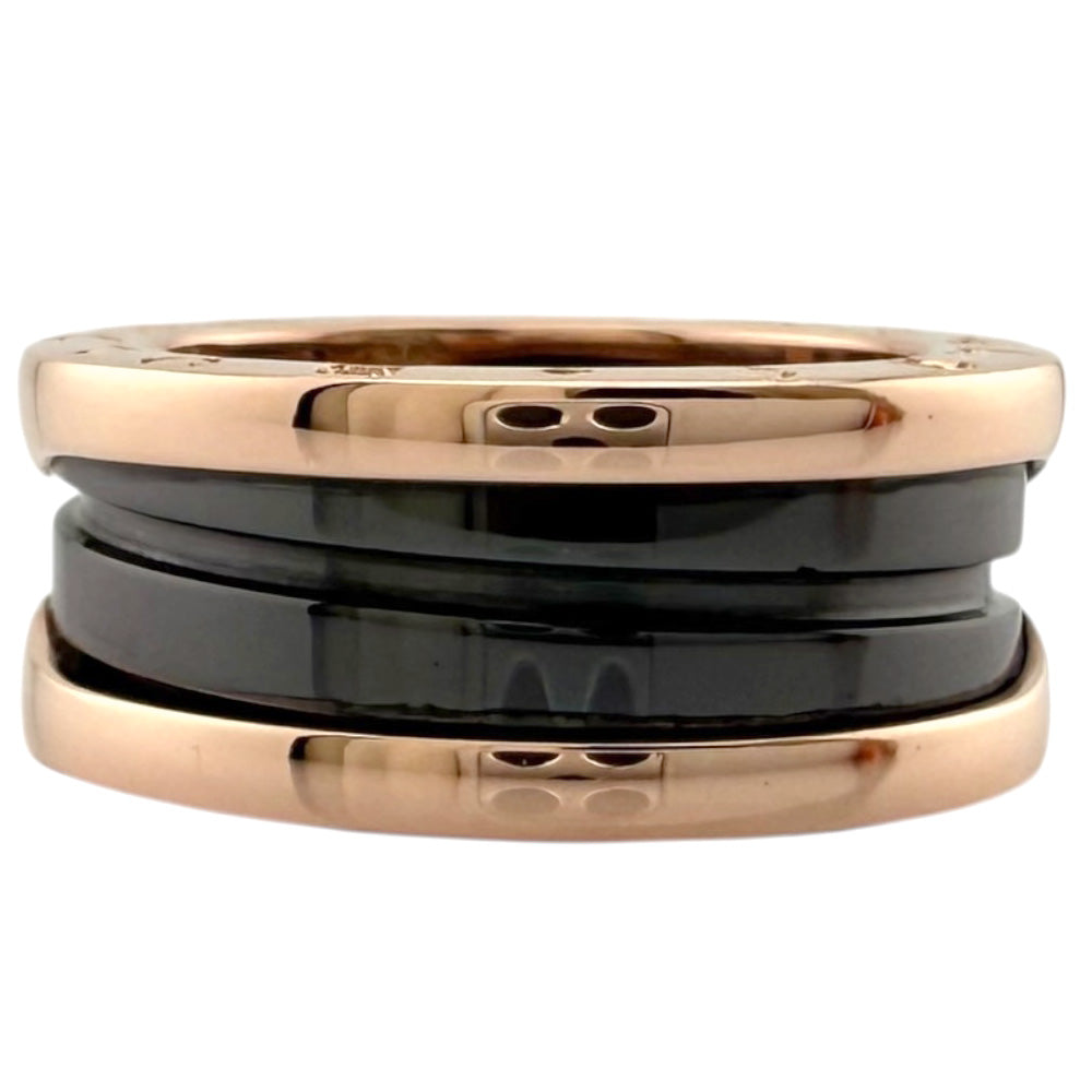 BVLGARI ブルガリ B-zero.1 ビーゼロワン 2バンド ブラックセラミック