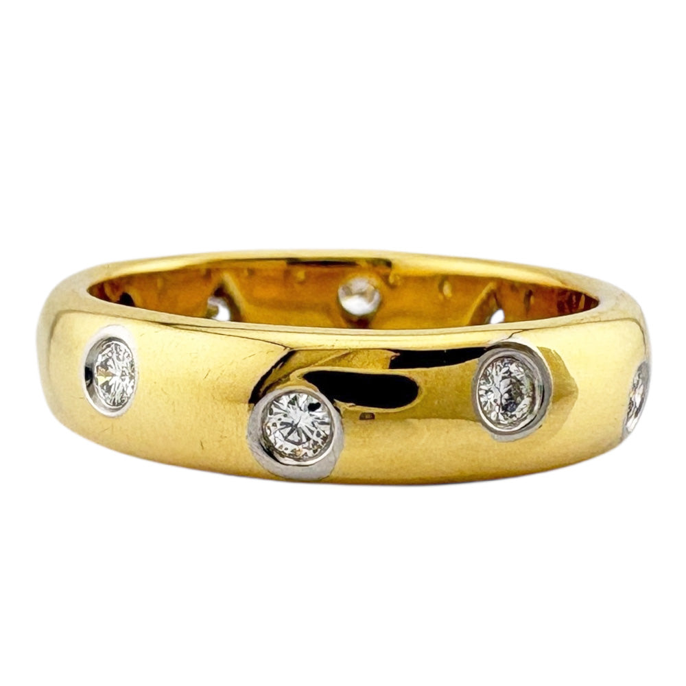 TIFFANY&Co. ティファニー ドッツ リング 指輪 10号 18金 K18イエロー